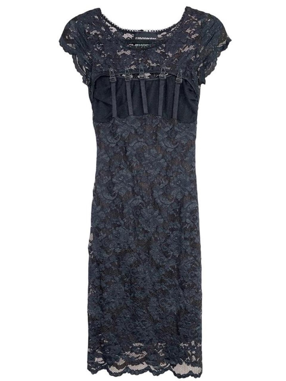 Lip service Spanish fly black midi dress